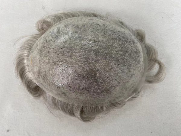 THIN SKIN  Man’s  PU Toupee 1B80 - Image 4
