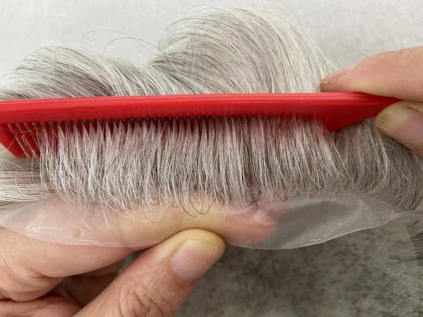 THIN SKIN  Man’s  PU Toupee 1B80 - Image 3