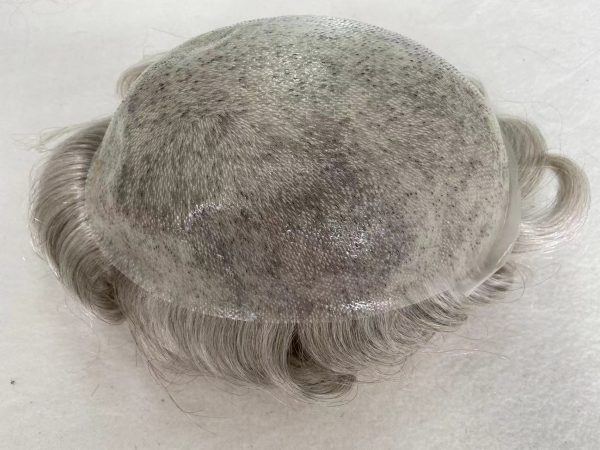THIN SKIN  Man’s  PU Toupee 1B80 - Image 2
