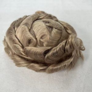 Thin PU skin #22r 100%human hair toupee for man