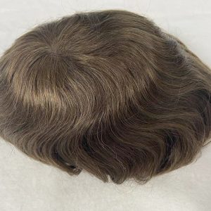 Thin PU skin #4r 100%human hair toupee for man