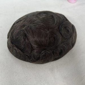 Thin PU skin(08-10mm)#510 100%human hair toupee for man
