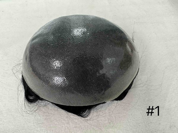 Thin PU skin #1 100%human hair toupee for man - Image 2