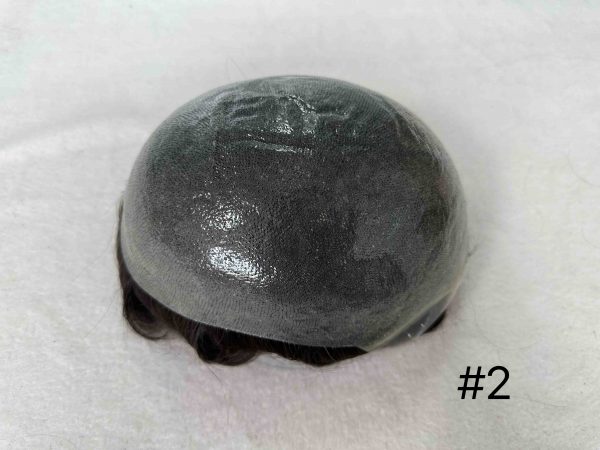 Thin PU skin #2 100%human hair toupee for man - Image 2
