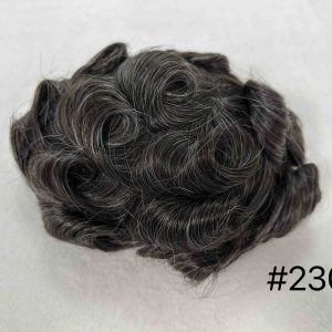 Thin PU skin #230 100%human hair toupee for man