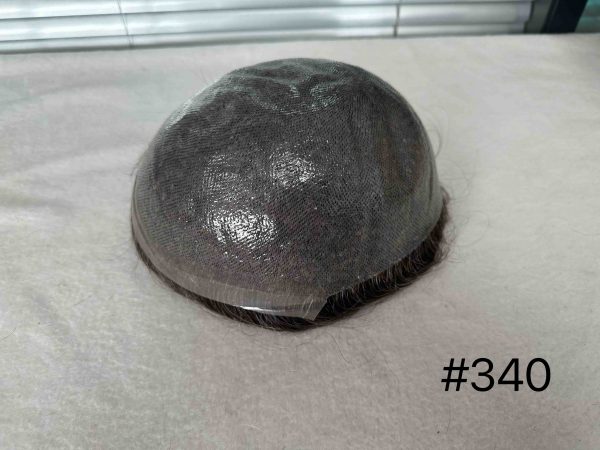 Thin PU skin #340 100%human hair toupee for man - Image 2