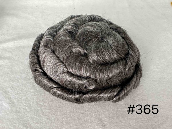 Thin PU skin #365 100%human hair toupee for man