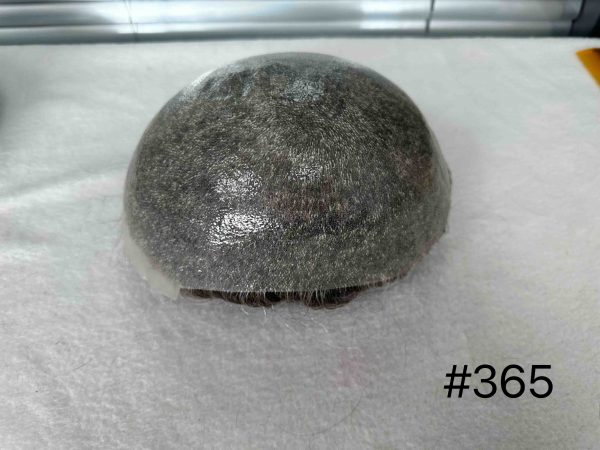 Thin PU skin #365 100%human hair toupee for man - Image 3