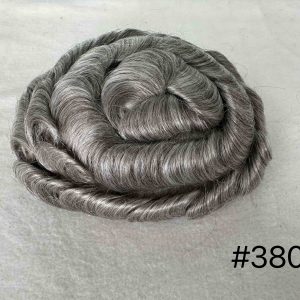 Thin PU skin #380 100%human hair toupee for man