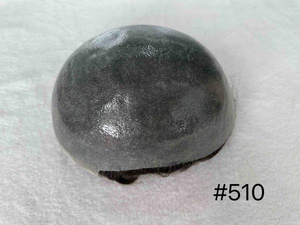 Thin PU skin #510 100%human hair toupee for man - Image 2