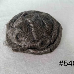 Thin PU skin #540 100%human hair toupee for man