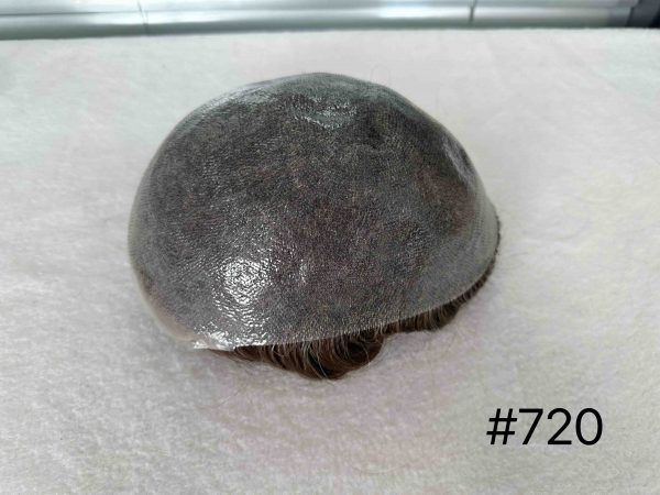 Thin PU skin #720 100%human hair toupee for man - Image 3